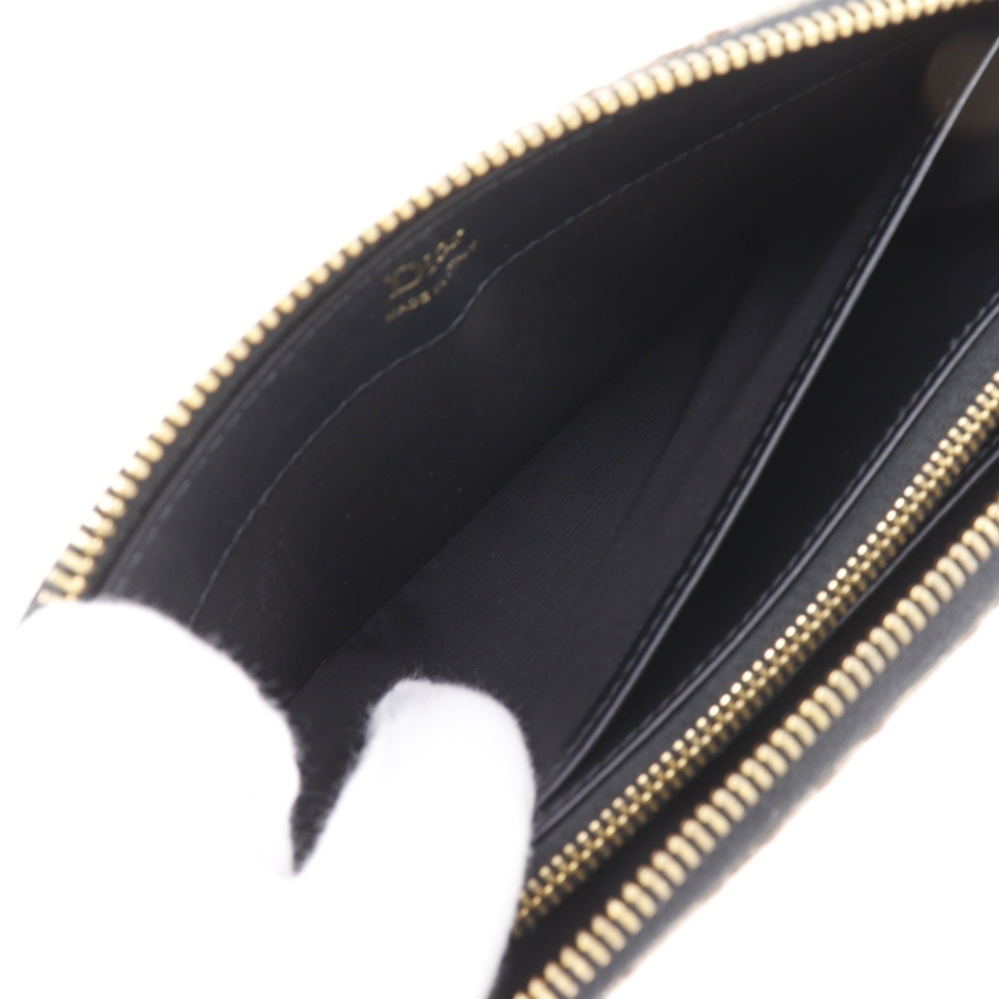 Christian Dior Brown Canvas Coin Purse/Coin Case (Pre-Owned)