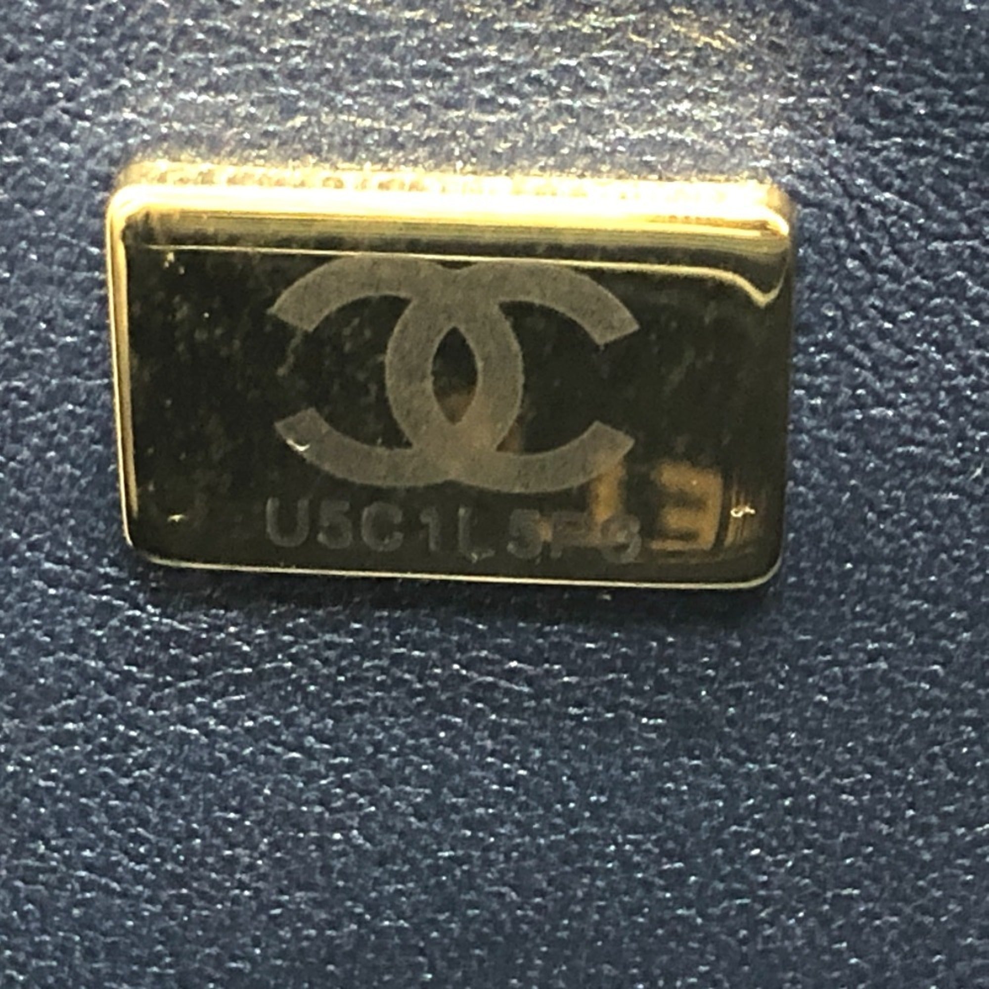 Chanel Matelasse Blue Denim Shoulder Bag (Pre-Owned)