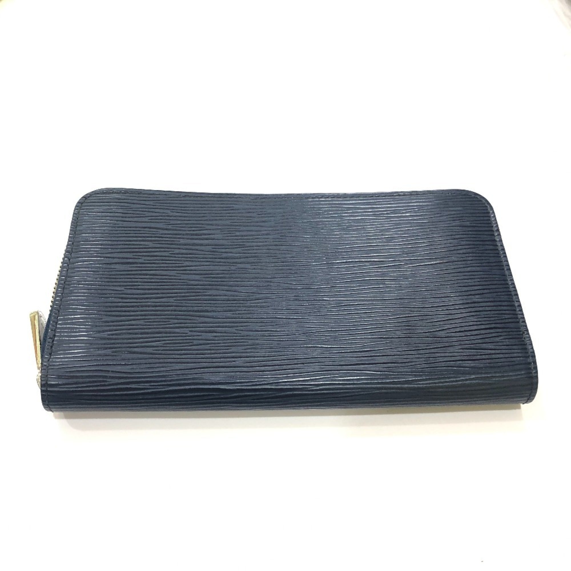 Louis Vuitton Epi Blue Epi Leather Long Wallet (Bi-Fold) (Pre-Owned)