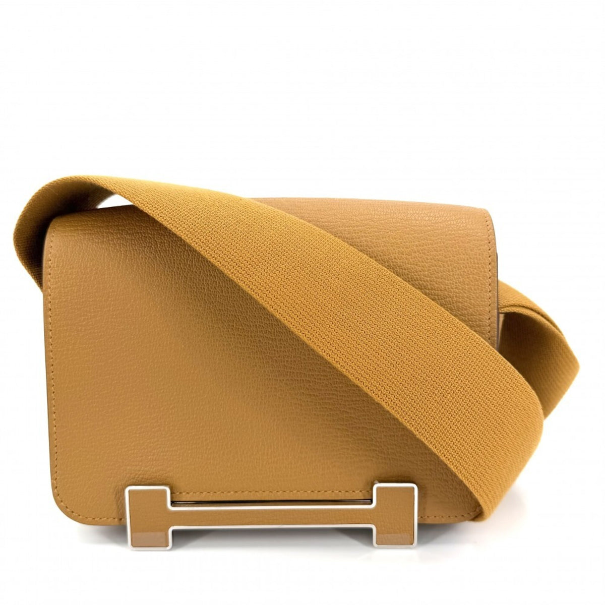 Hermes Brown Leather Shoulder Bag (Pre-Owned)