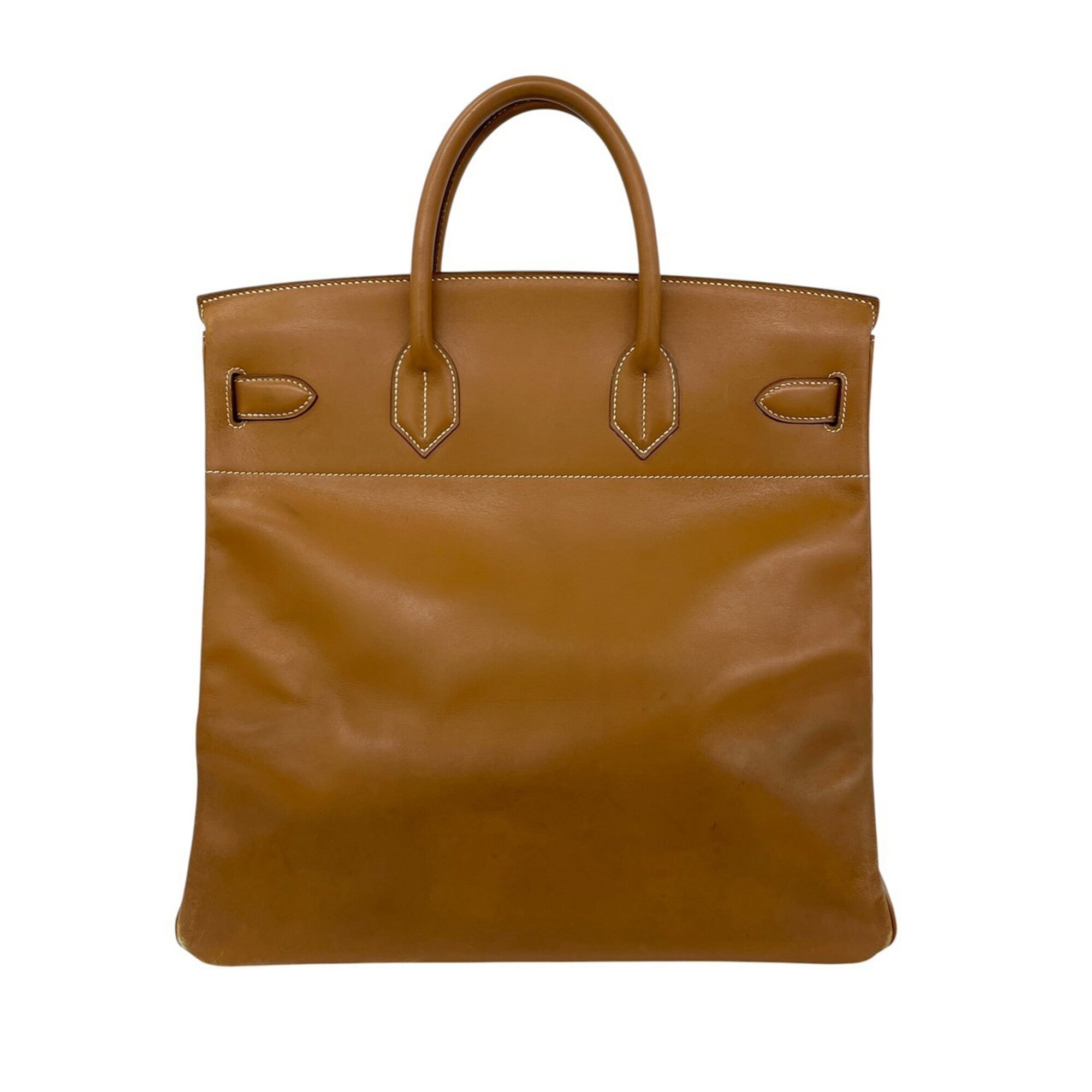 Hermes Brown Vache Leather Handbag (Pre-Owned)