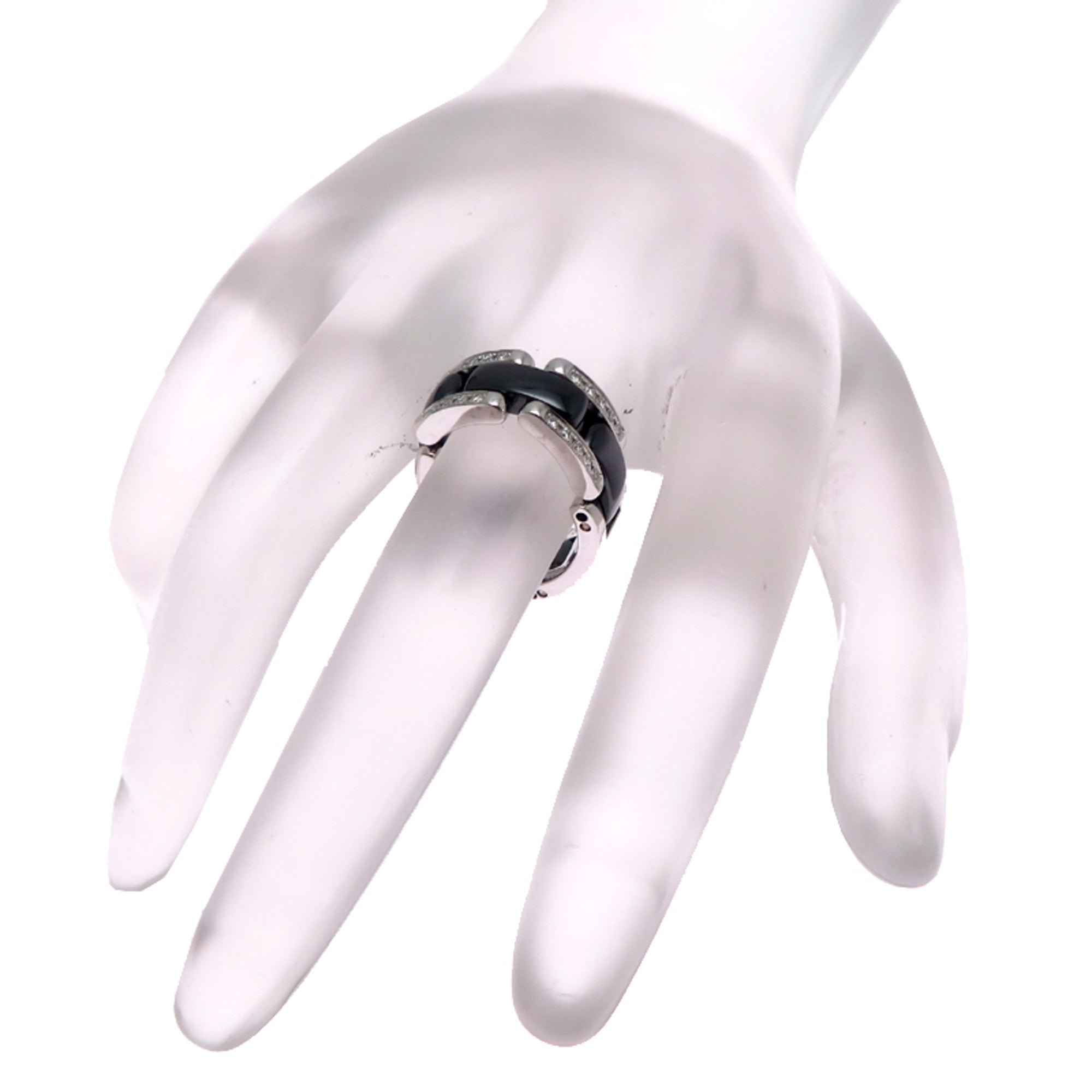 Chanel White Gold (18K) Band Ring (Pre-Owned)