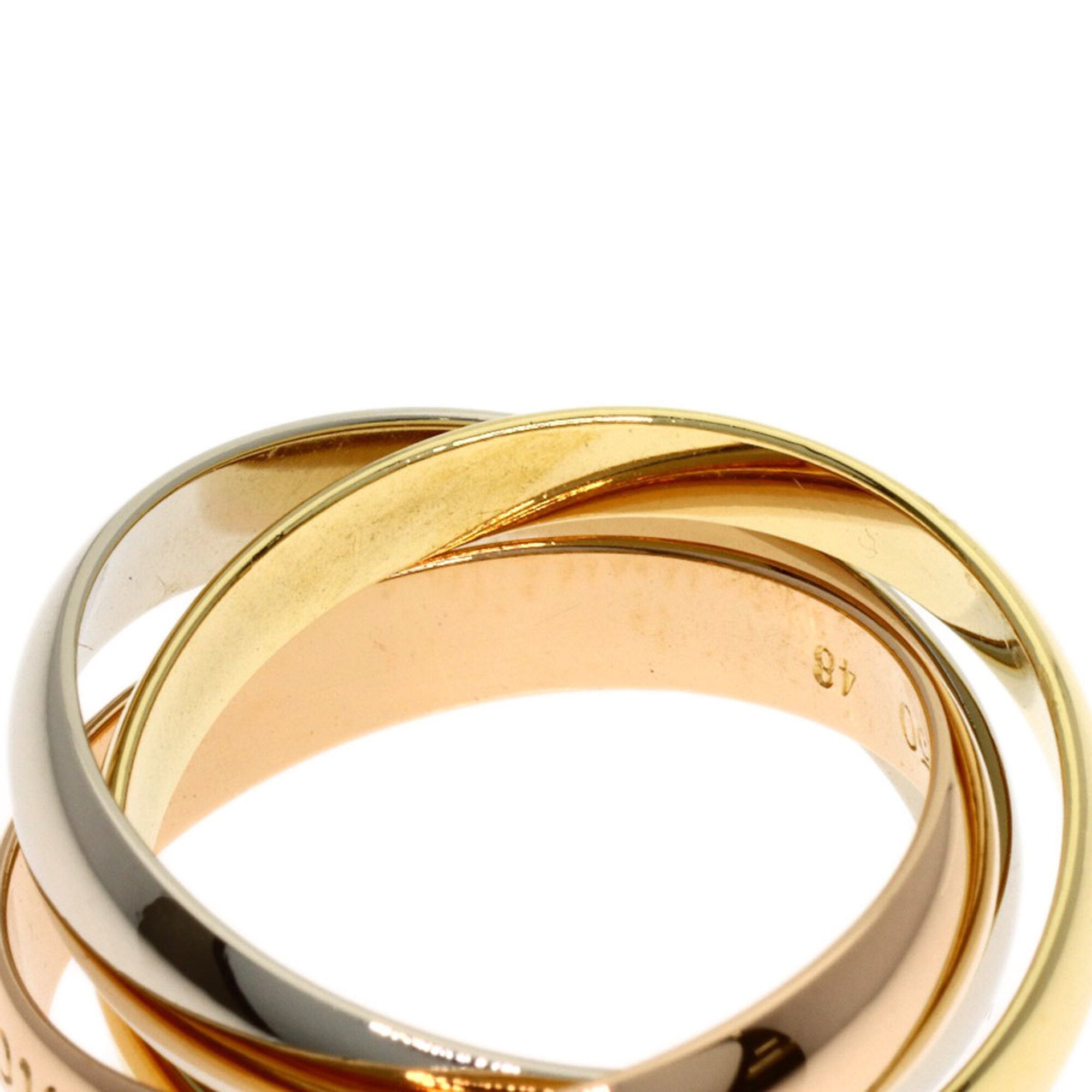 Cartier Yellow Gold (18K) Pink Gold (18K) White Gold (18K) Band Ring (Pre-Owned)