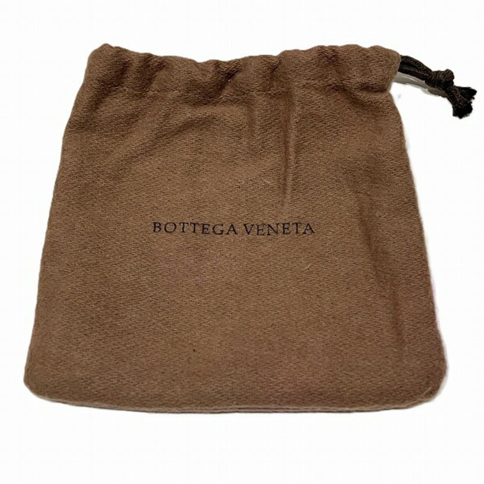 Bottega Veneta Dark Brown Leather Wallet (Tri-Fold) (Pre-Owned)