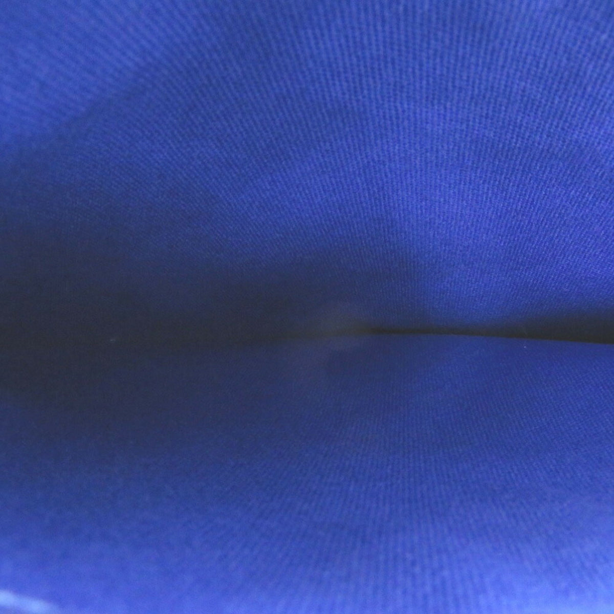 Hermes Blue Cotton Canvas Pouch (Pre-Owned)