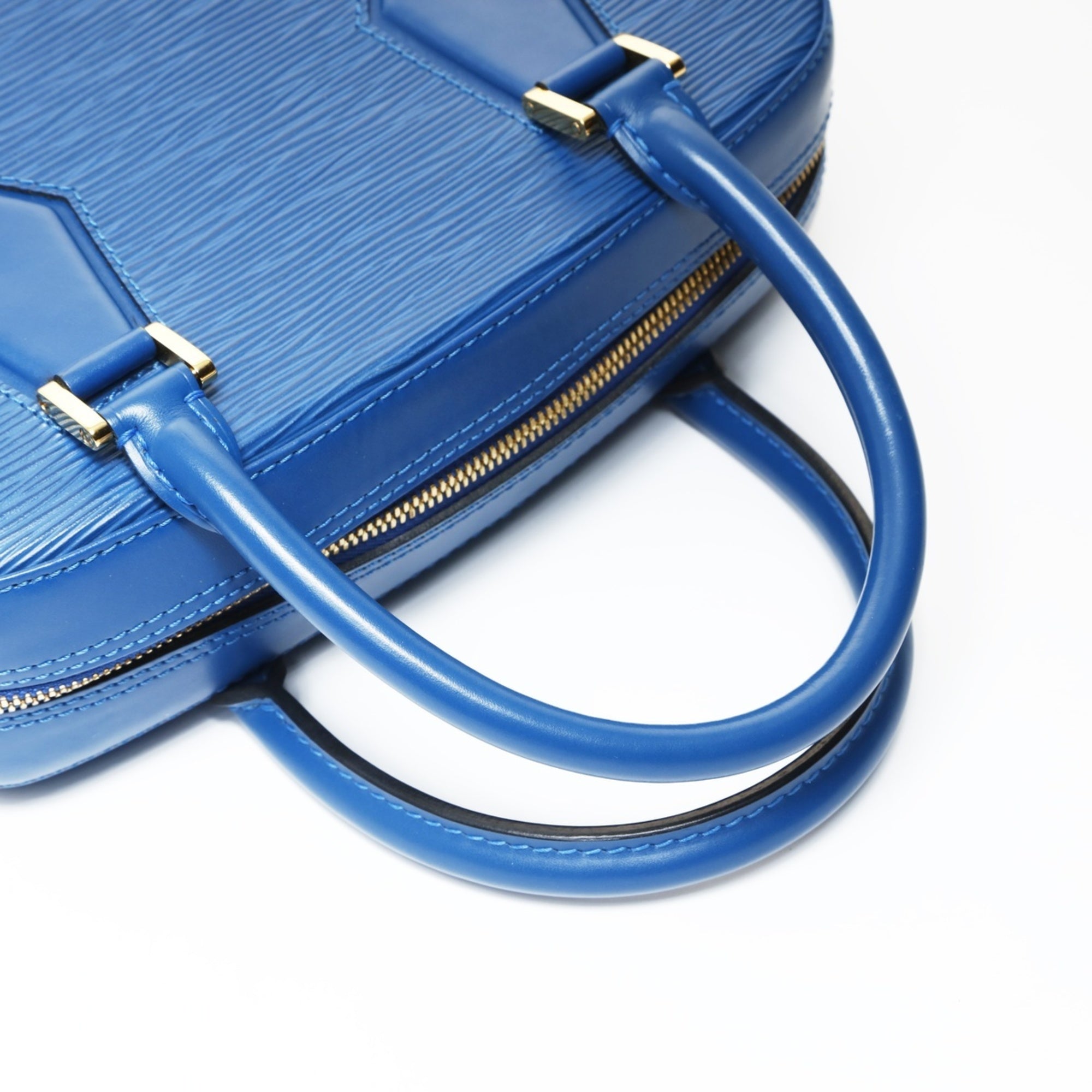 Louis Vuitton Epi Blue Epi Leather Handbag (Pre-Owned)