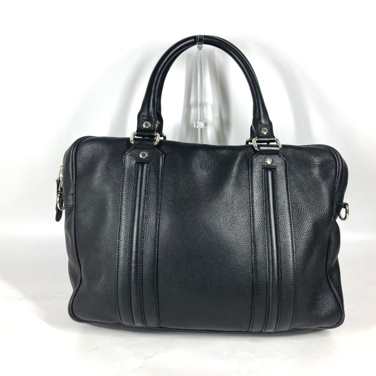 Gucci Black Leather Handbag Shoulder Bag (Pre-Owned)