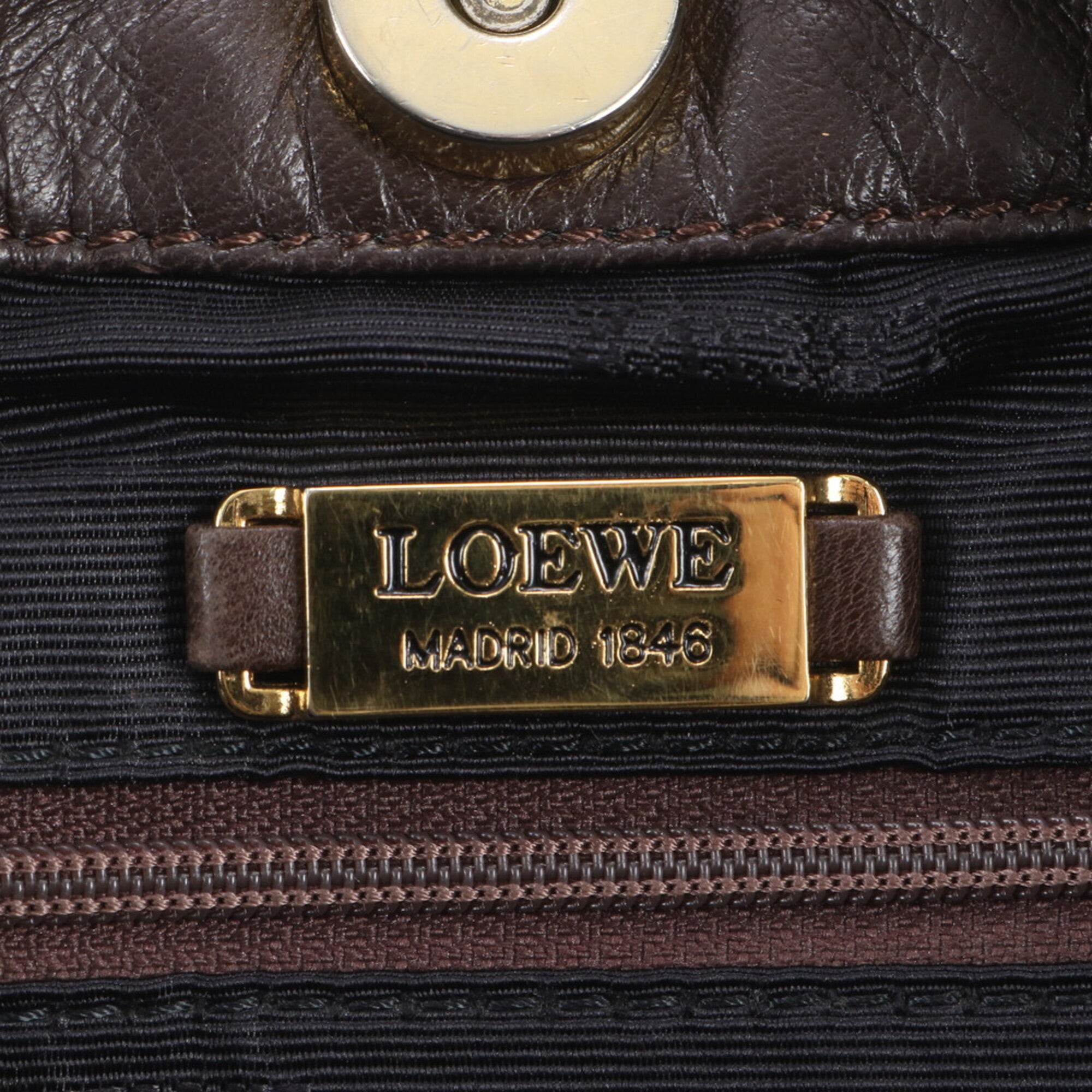 Loewe Brown Leather Shoulder Bag (Pre-Owned)