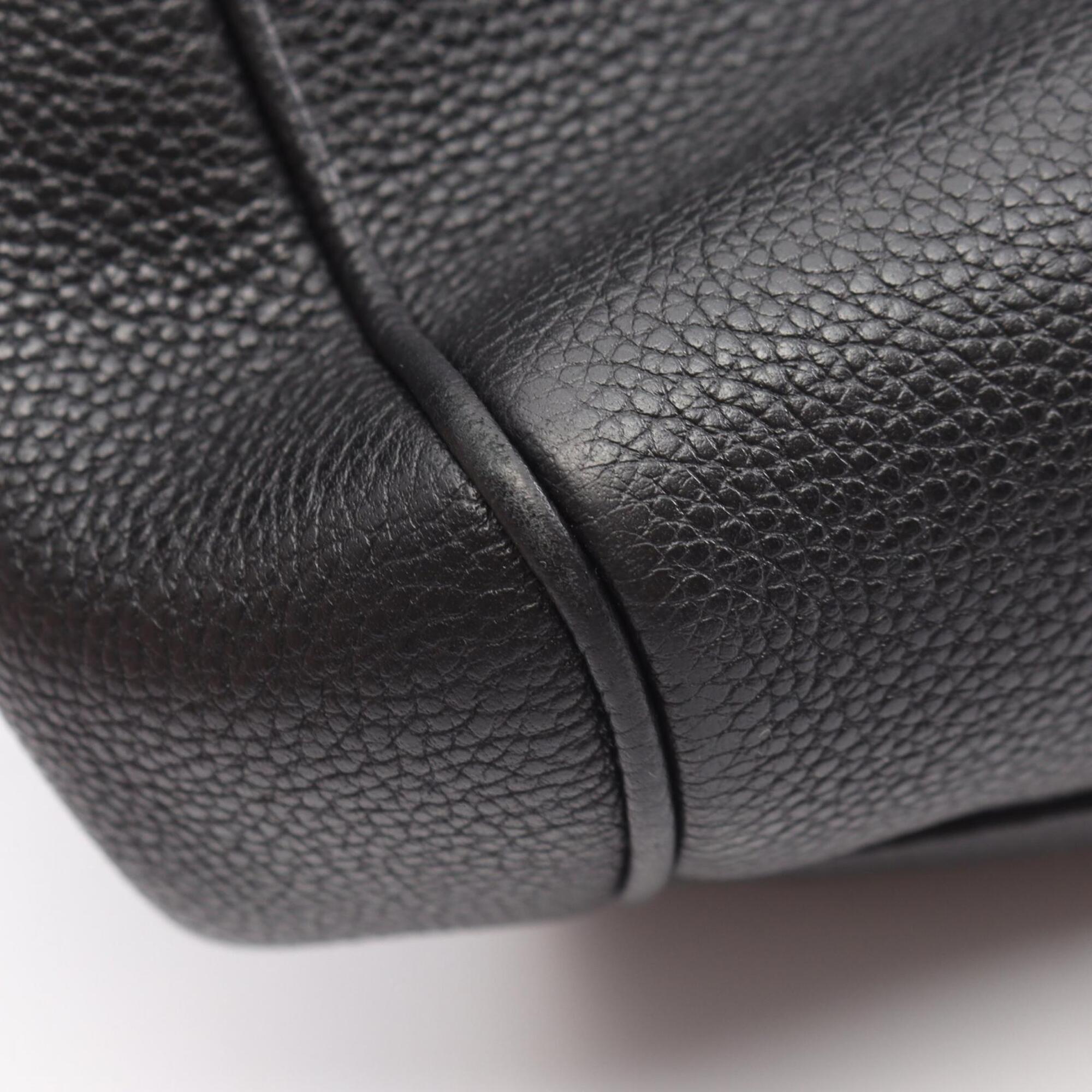 Celine Black Leather Handbag Tote Bag (Pre-Owned)