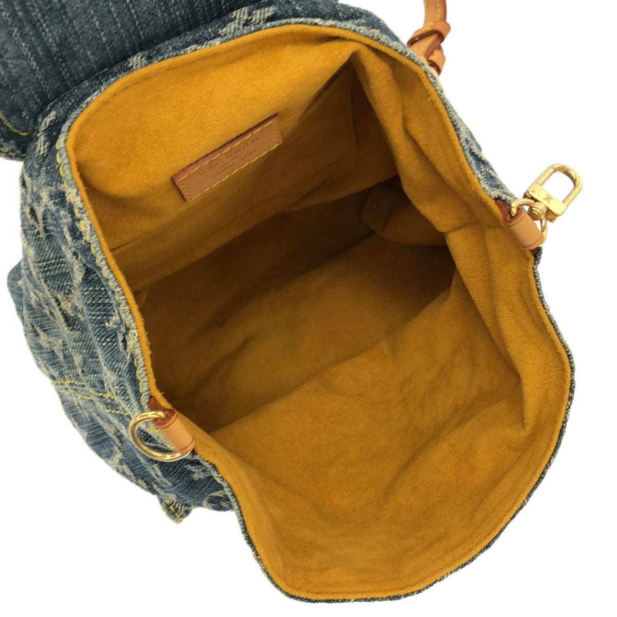 Louis Vuitton Blue Denim Backpack (Pre-Owned)