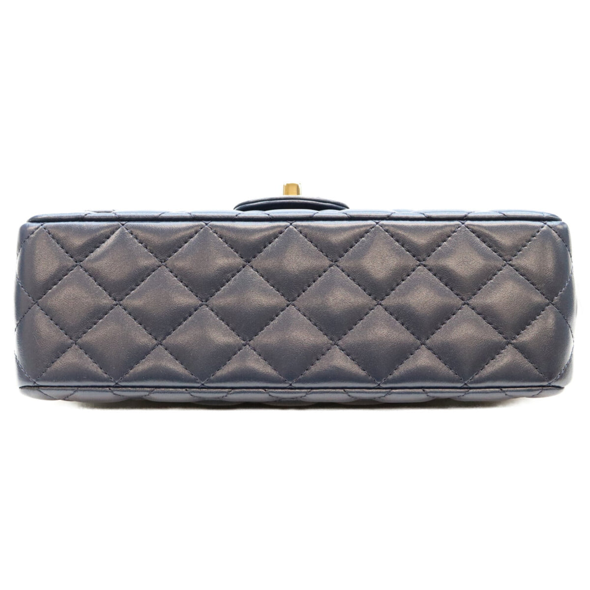 Chanel Navy Leather Shoulder Bag (Pre-Owned)