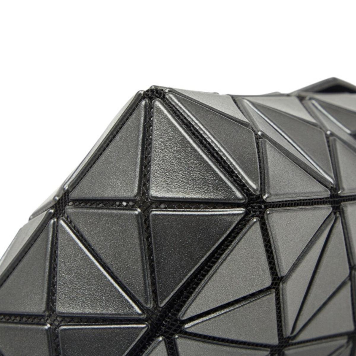 Issey Miyake Black Gray Pvc Handbag (Pre-Owned)