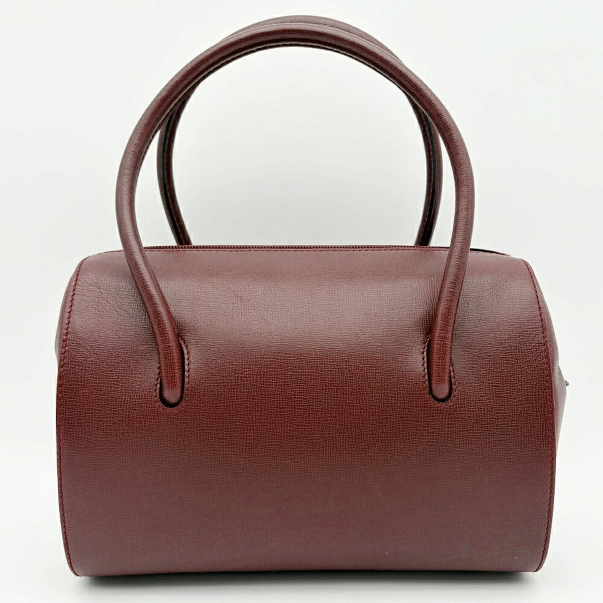 Cartier Must Bordeaux Leather Handbag (Pre-Owned)