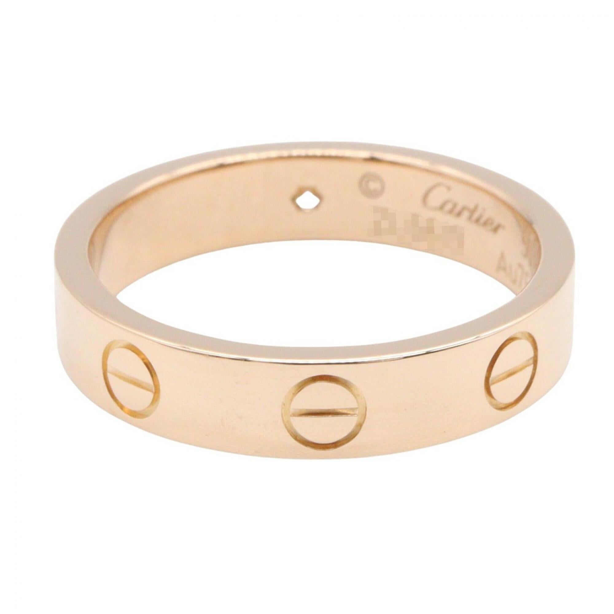 Cartier Gold Clear Pink Gold (18K) Band Ring (Pre-Owned)