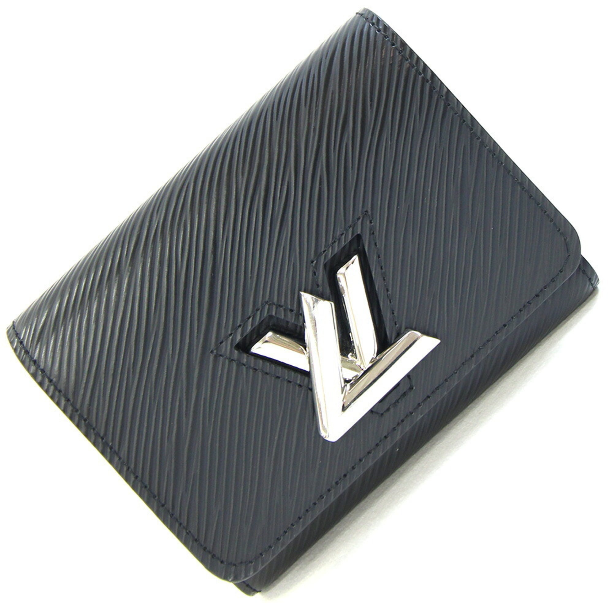 Louis Vuitton Noir Epi Leather Wallet (Tri-Fold) (Pre-Owned)