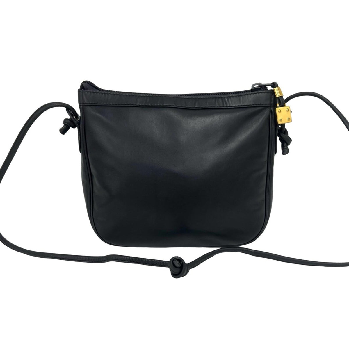 Loewe Black Leather Pochette Shoulder Bag (Pre-Owned)