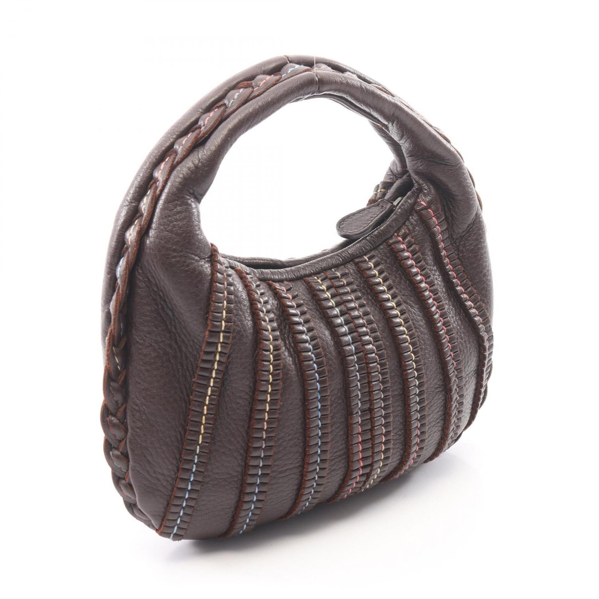 Bottega Veneta Brown Multi-Color Leather Handbag (Pre-Owned)