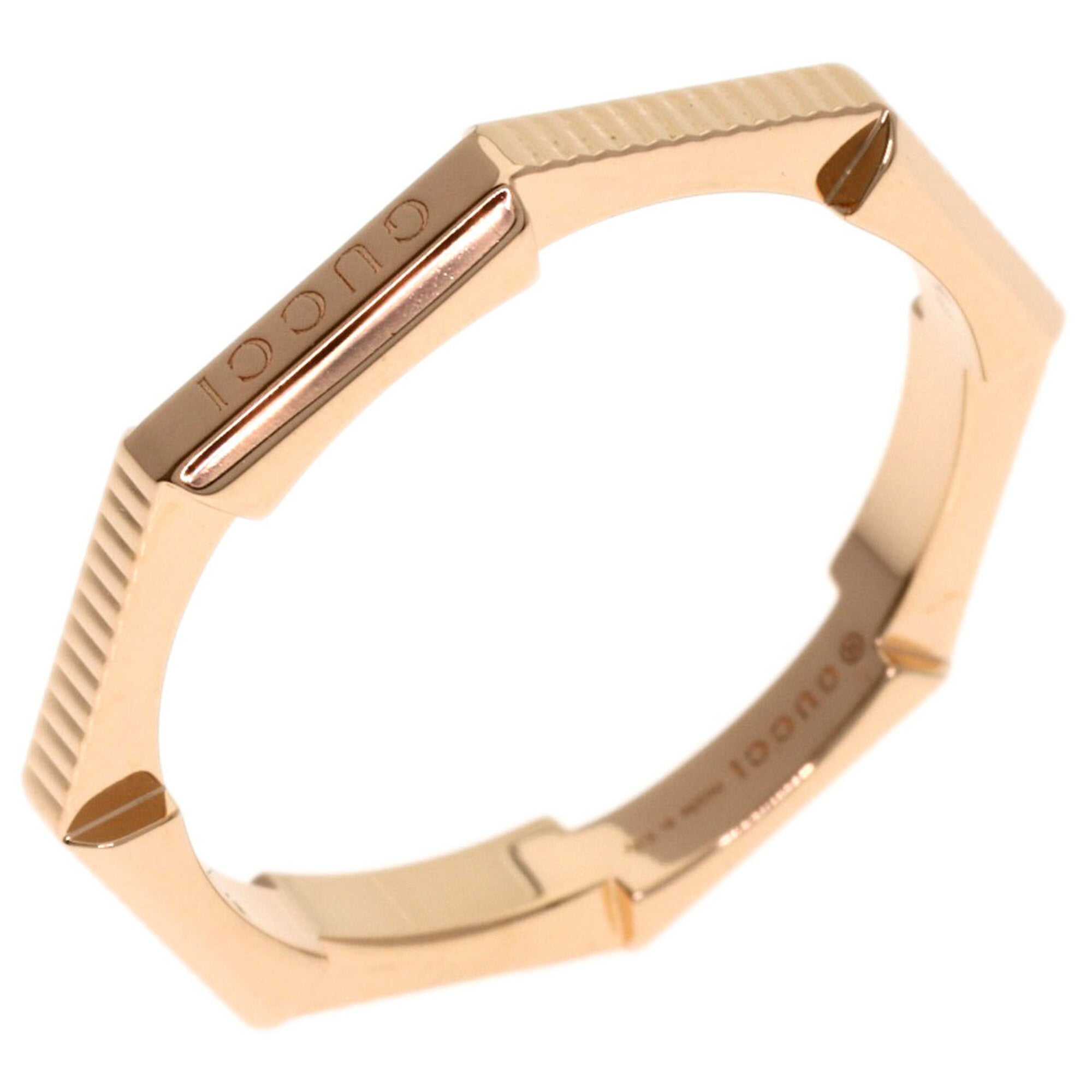 Gucci Pink Gold (18K) Band Ring (Pre-Owned)