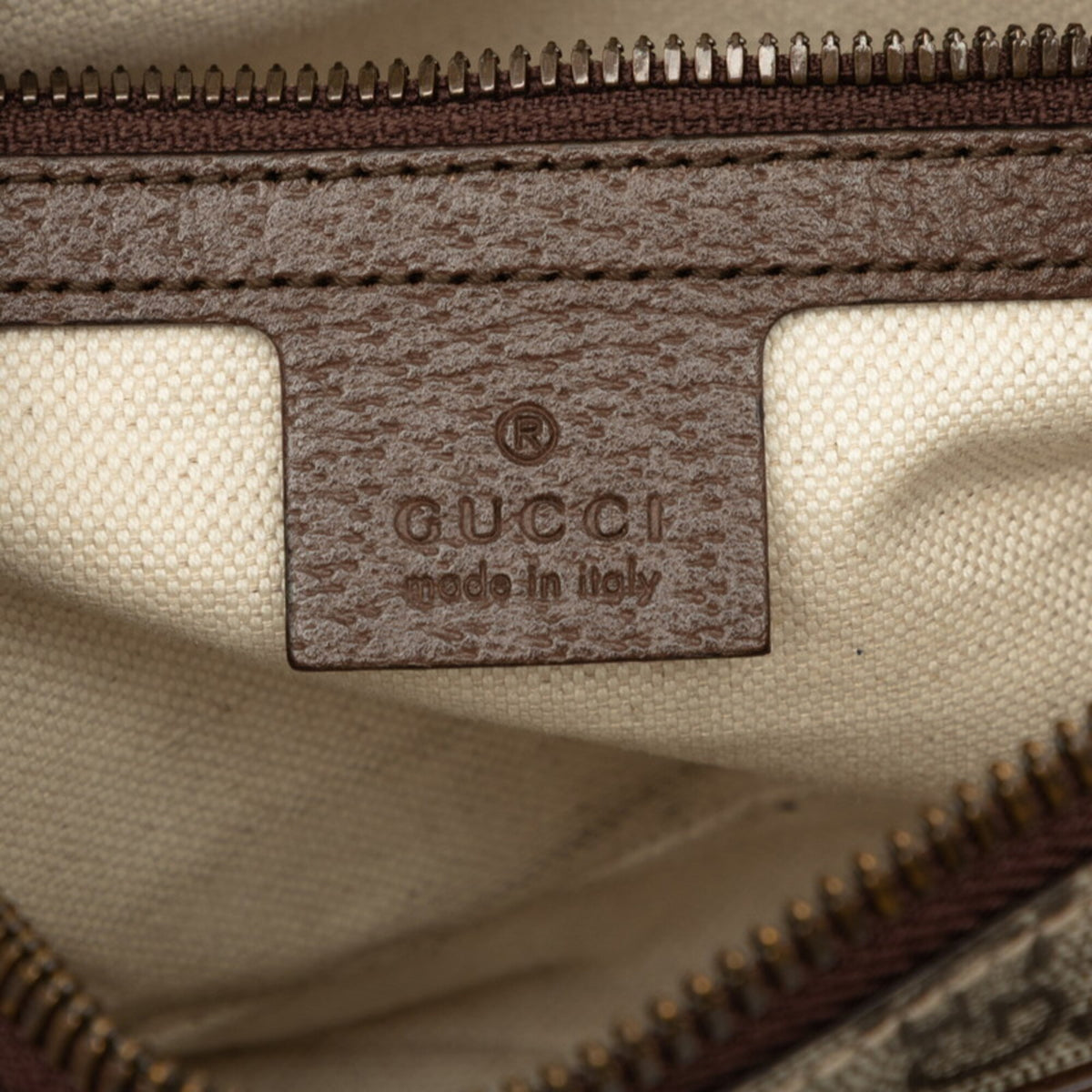 Gucci Beige Brown Gg Supreme Shoulder Bag Sling Bag (Pre-Owned)