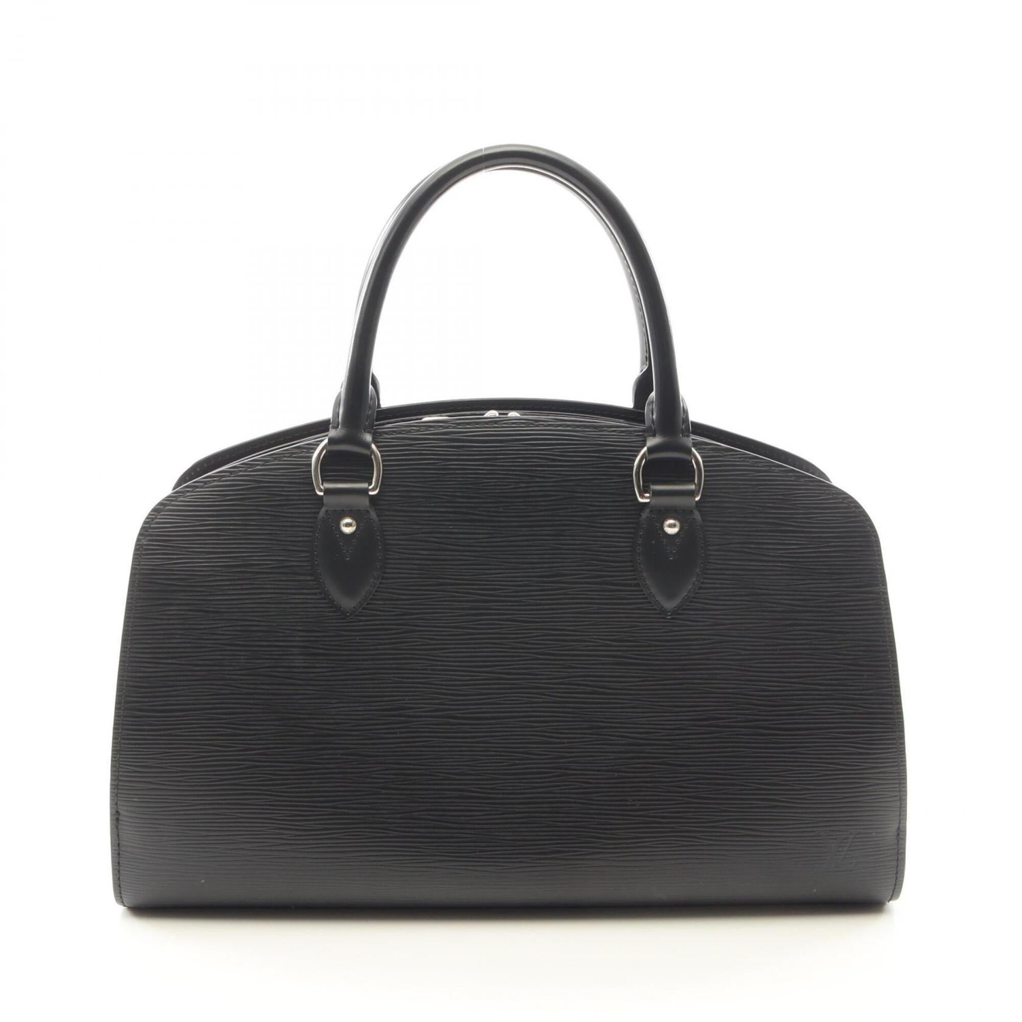 Louis Vuitton Black Noir Epi Leather Handbag (Pre-Owned)