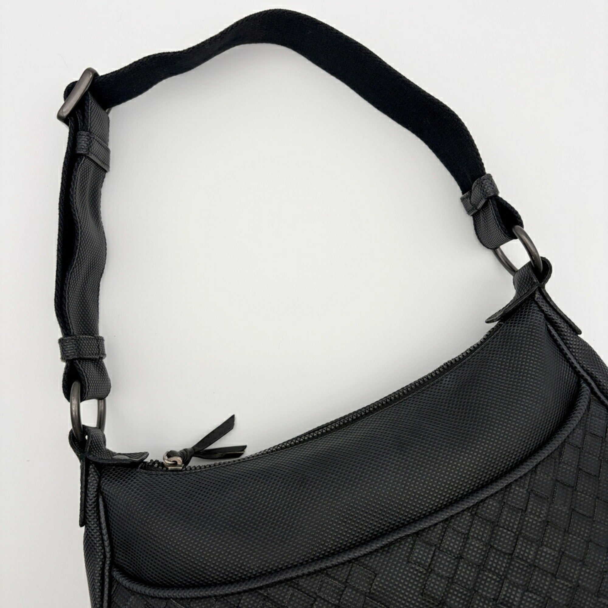 Bottega Veneta Black Pvc Shoulder Bag (Pre-Owned)