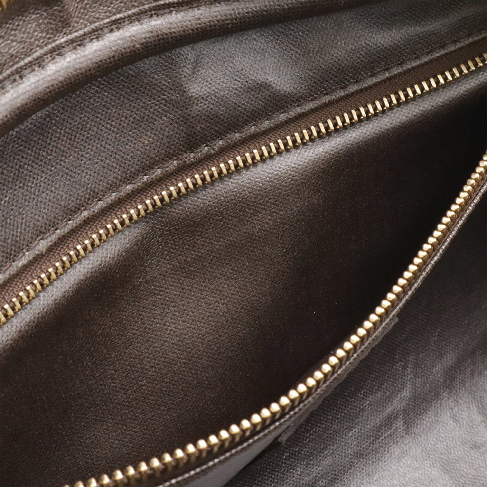 Louis Vuitton Brown Pvc Coated Canvas Pouch (Pre-Owned)
