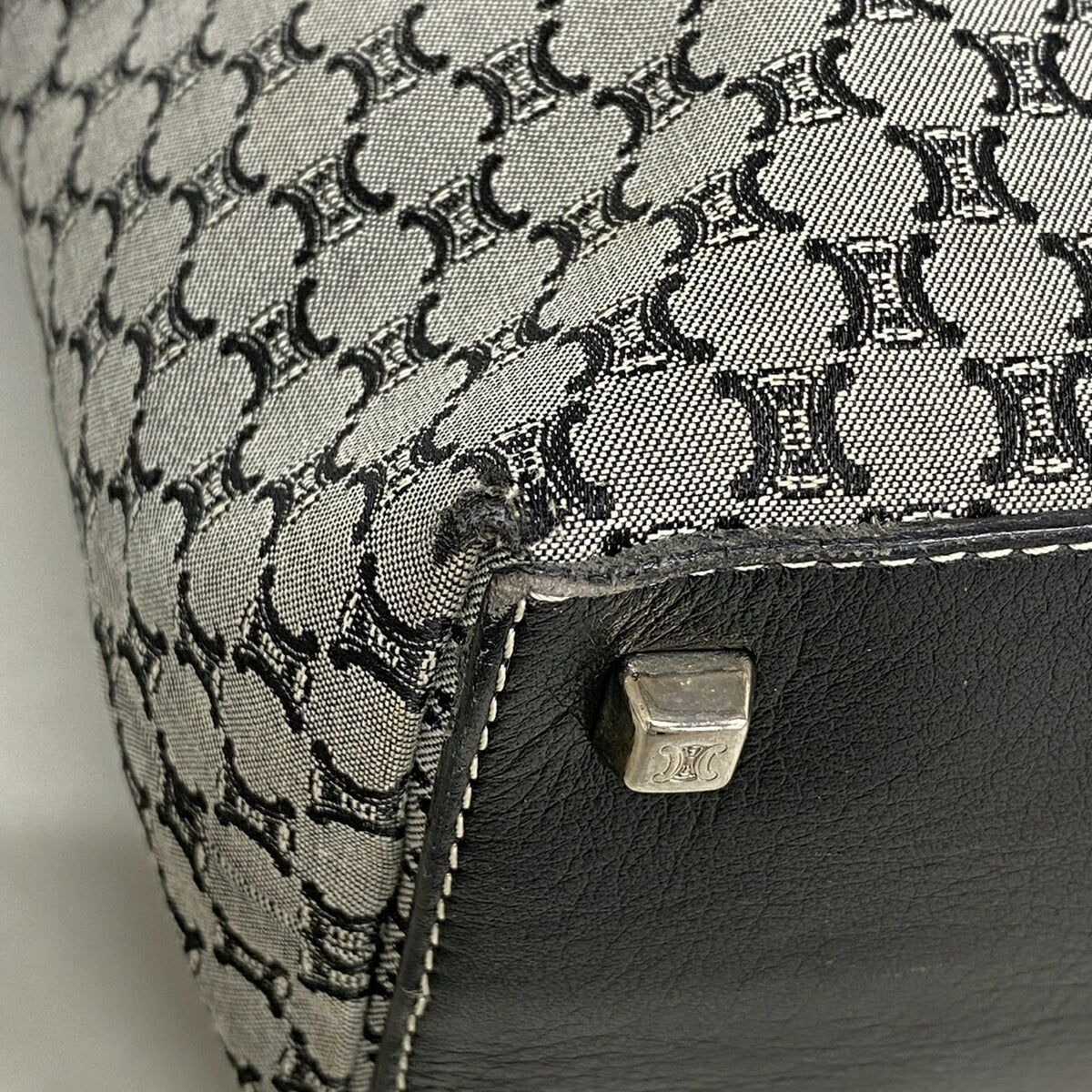 Celine Black Nylon Canvas Tote Bag (Pre-Owned)