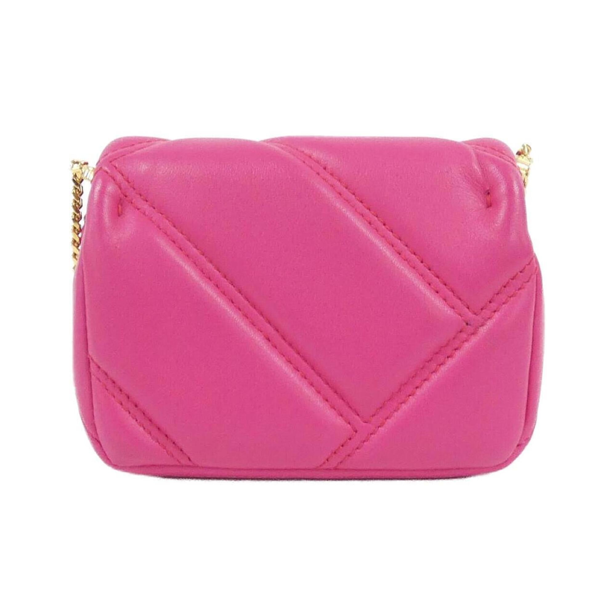 Bvlgari Pink Leather Shoulder Bag (Pre-Owned)