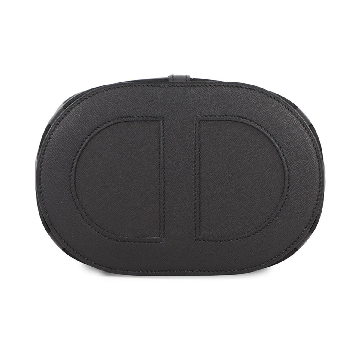 Hermes Kara Black Navy Silk Handbag (Pre-Owned)