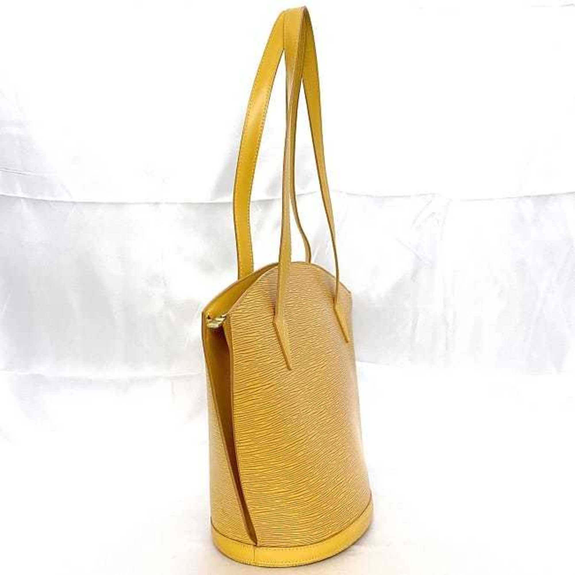 Louis Vuitton Epi Yellow Epi Leather Handbag Tote Bag (Pre-Owned)