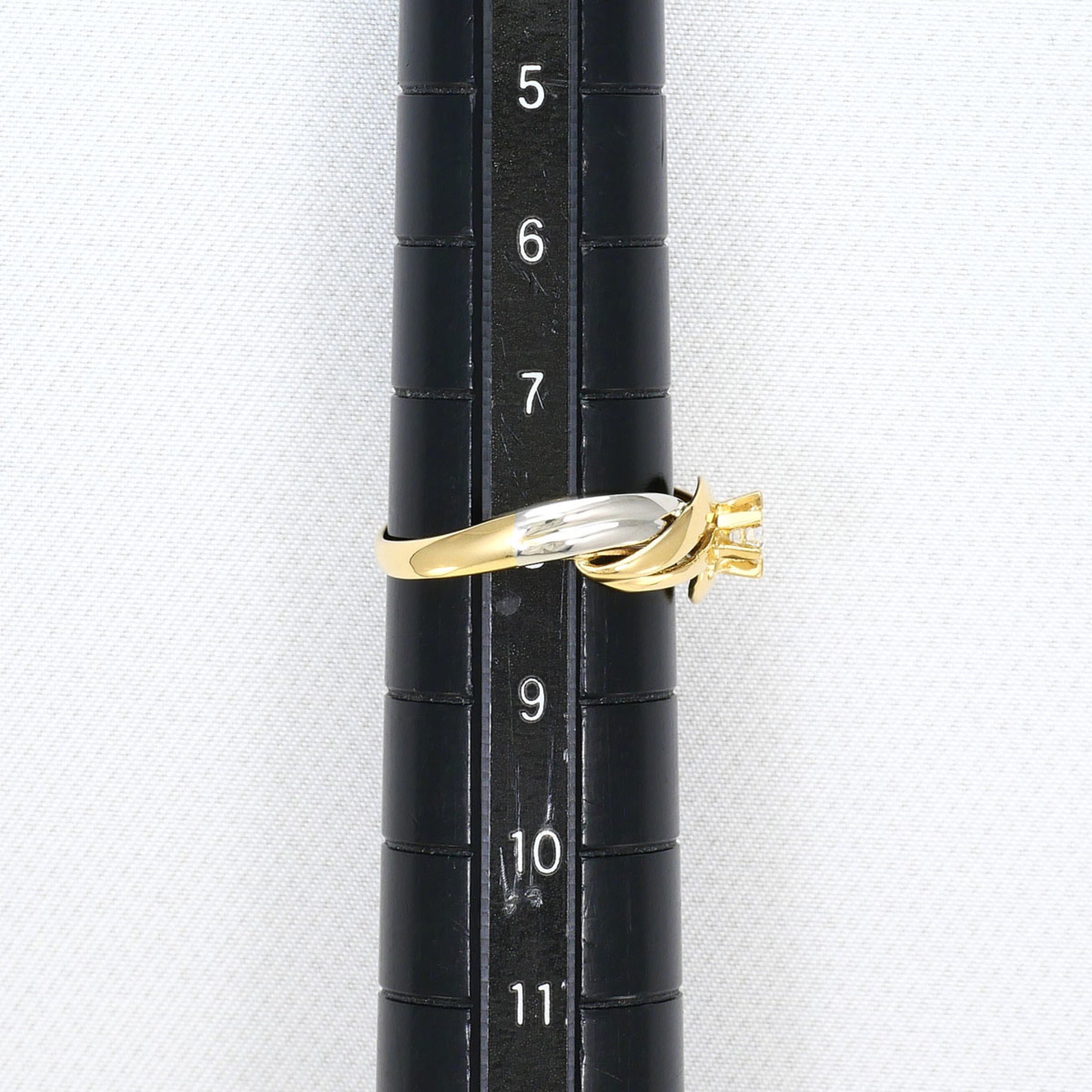 Unbranded Platinum Yellow Gold Yellow Gold (18K) Platinum 900 Band Ring (Pre-Owned)