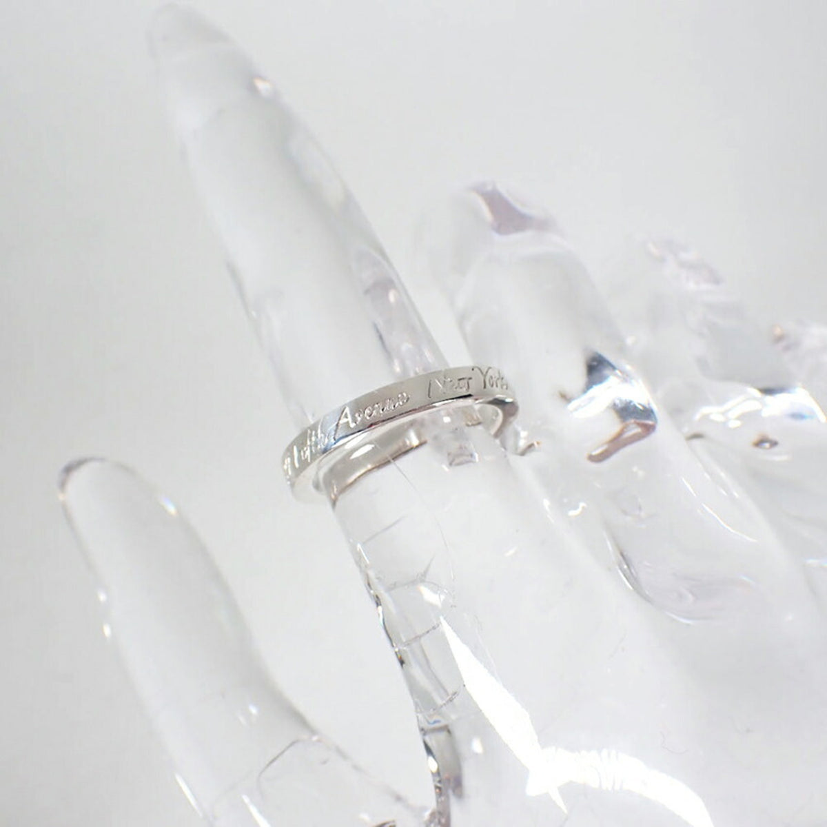 Tiffany Sterling Silver 925 Band Ring (Pre-Owned)