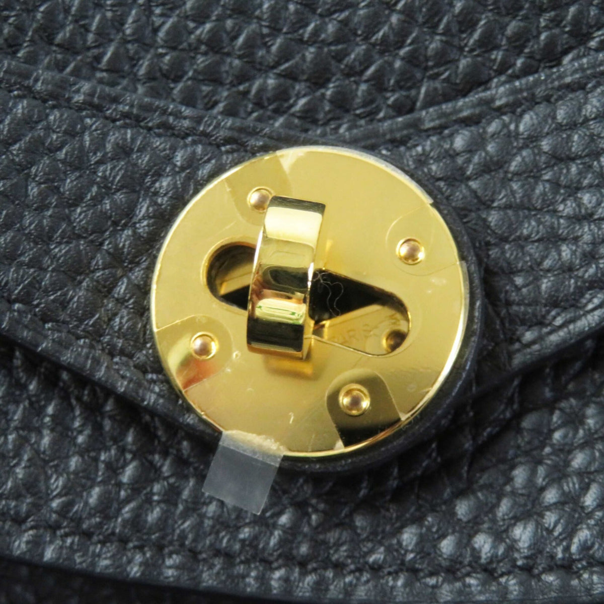 Hermes Lindy Black Taurillon Clemence Leather Shoulder Bag (Pre-Owned)