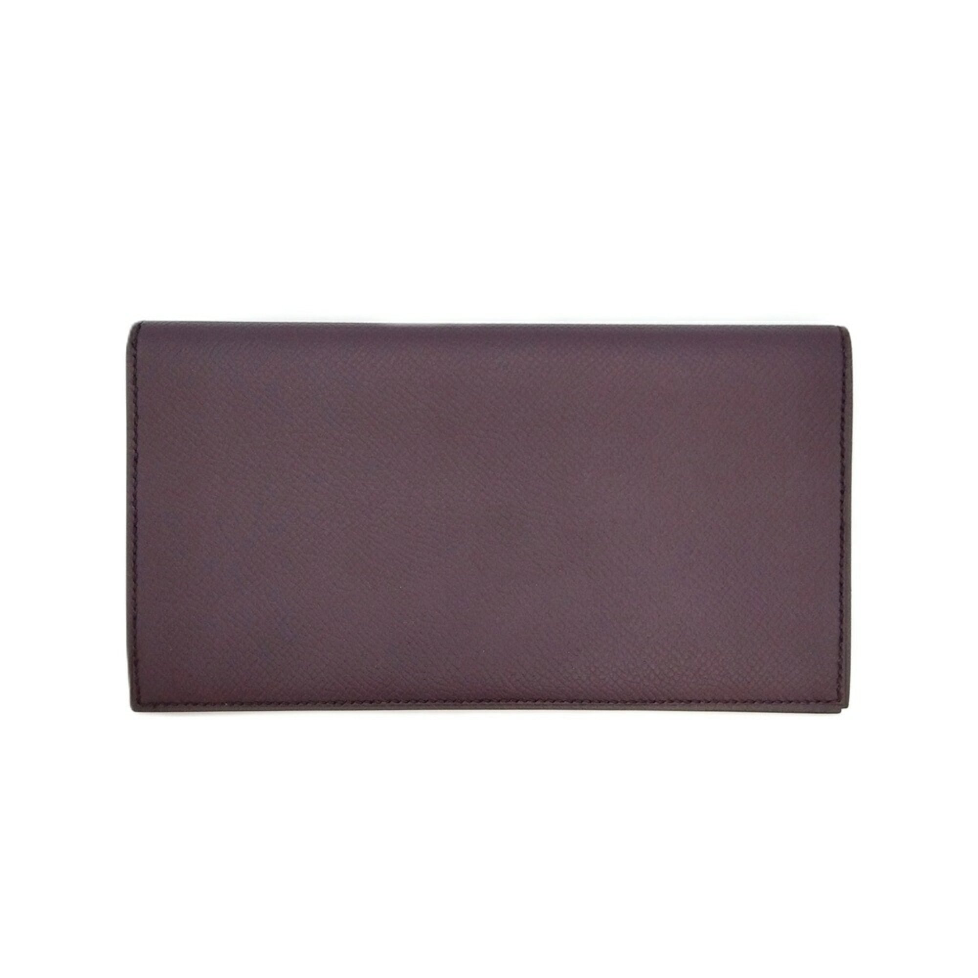 Hermes Purple Epsom Leather Bill Wallet (Bi-Fold) (Pre-Owned)