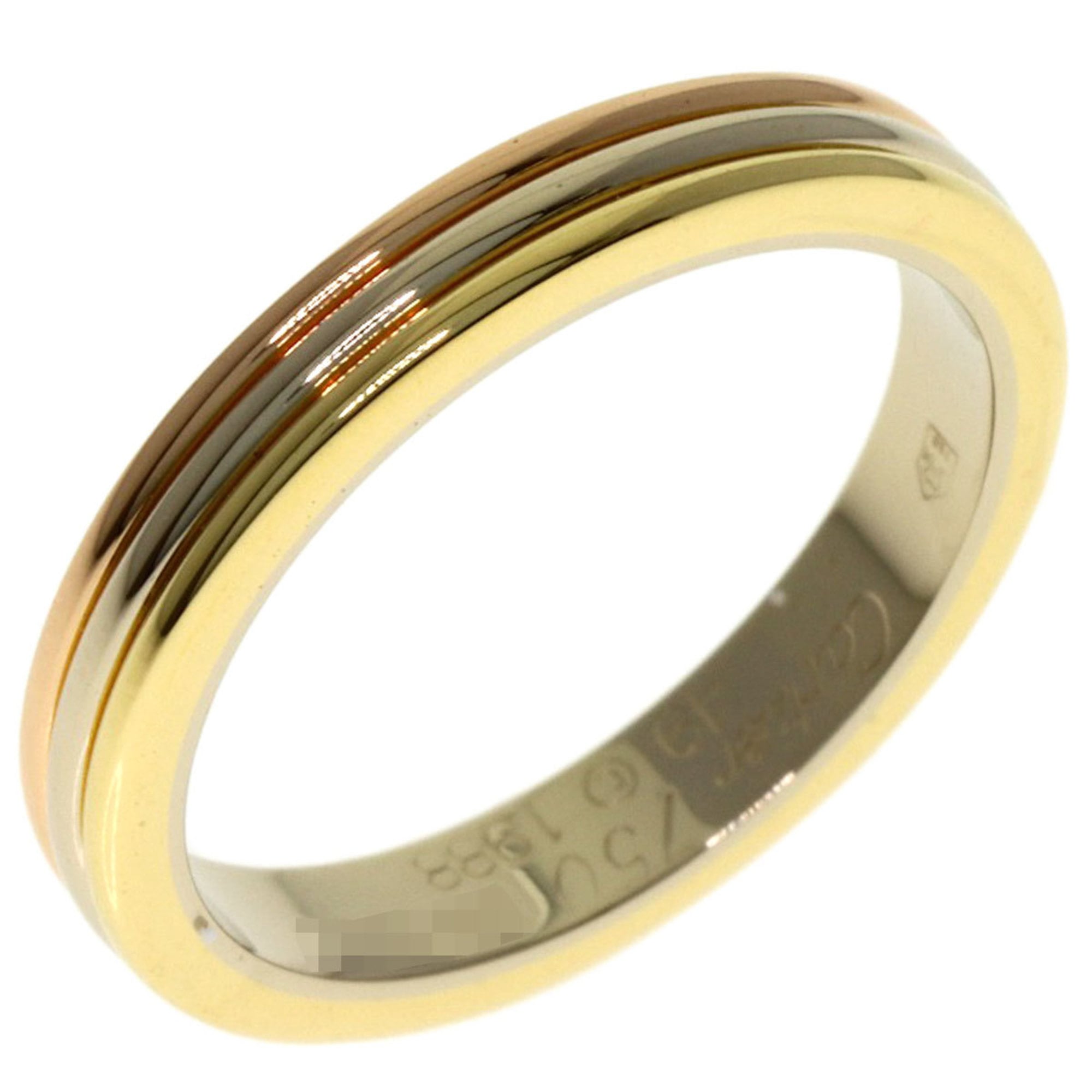 Cartier Yellow Gold (18K) Pink Gold (18K) White Gold (18K) Band Ring (Pre-Owned)