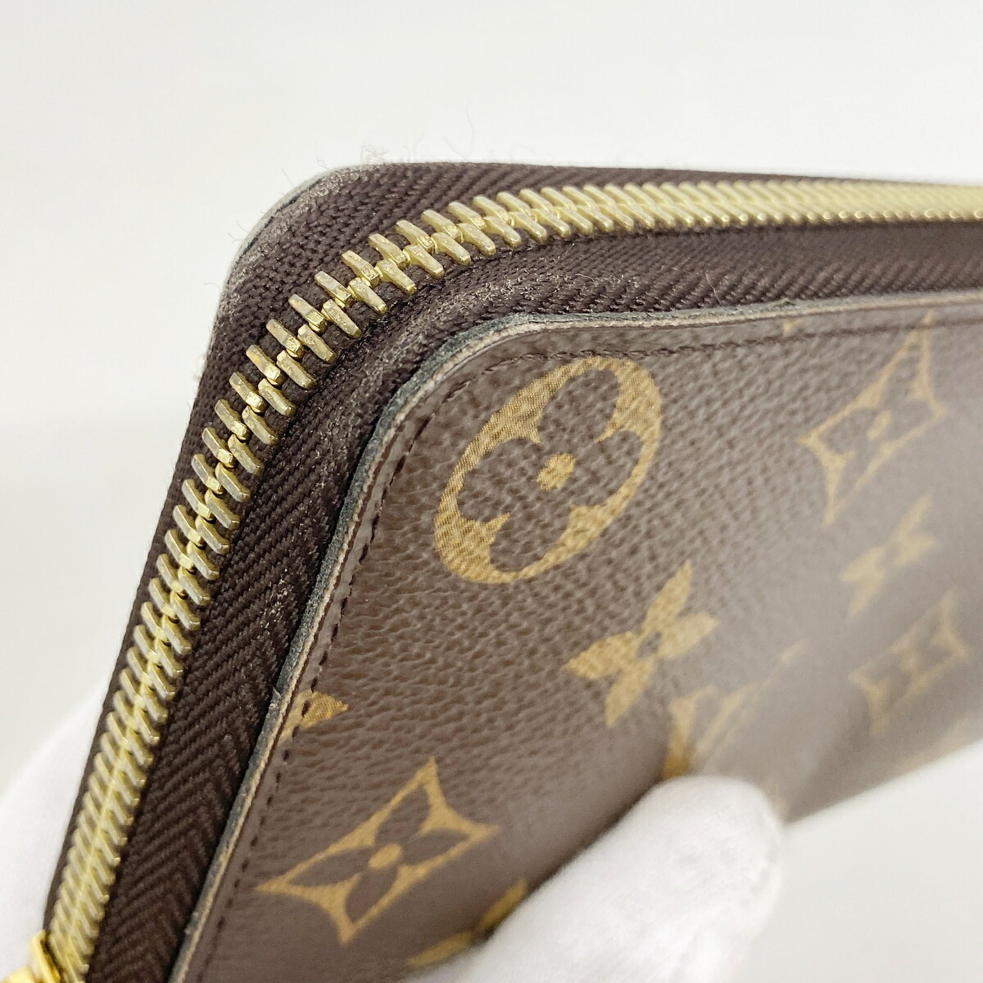 Louis Vuitton Brown Fuchsia Long Wallet (Bi-Fold) (Pre-Owned)