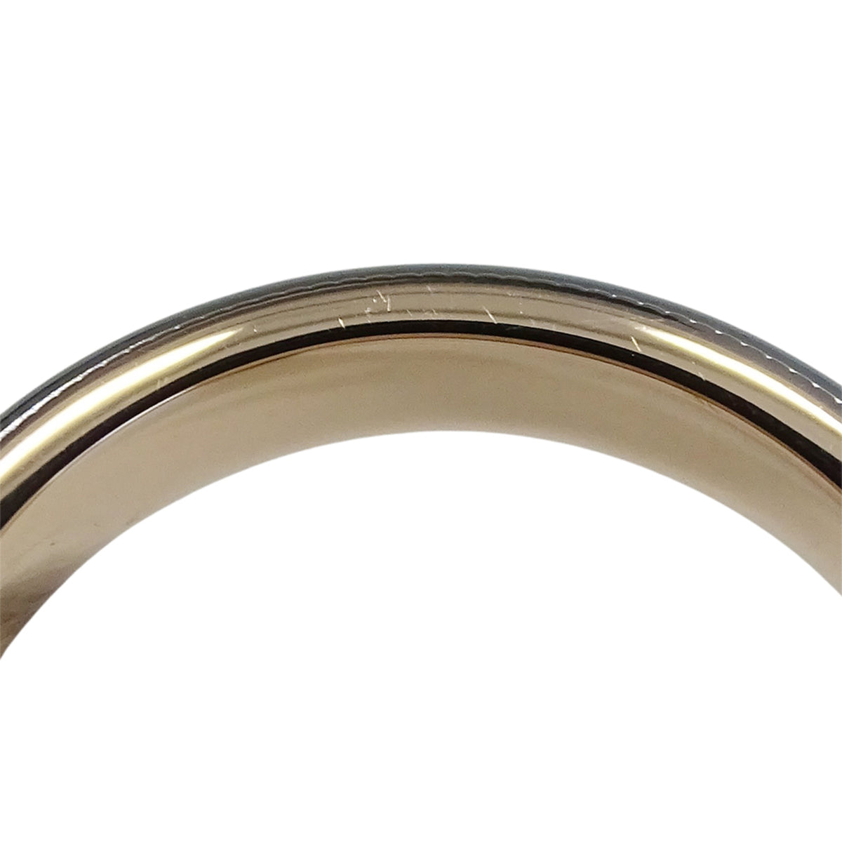 Tiffany Silver Pink Gold Pink Gold (18K) Platinum 950 Band Ring (Pre-Owned)