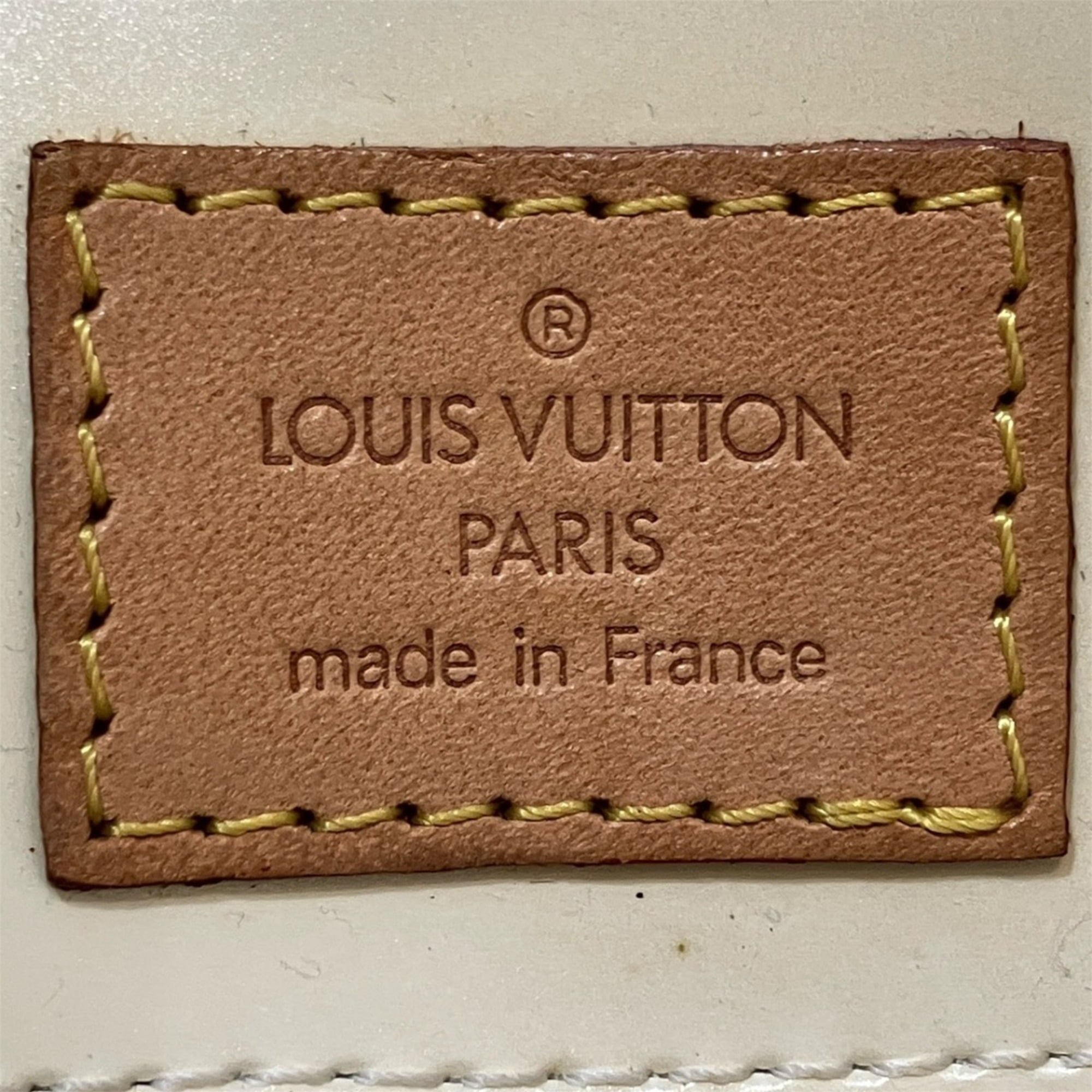 Louis Vuitton Yellow Leather Handbag (Pre-Owned)