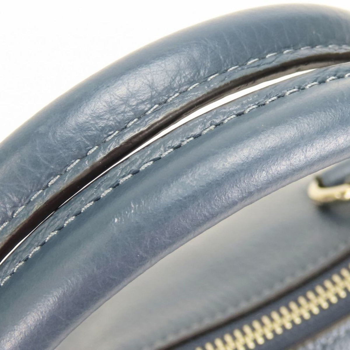 Coach Blue Leather Handbag (Pre-Owned)
