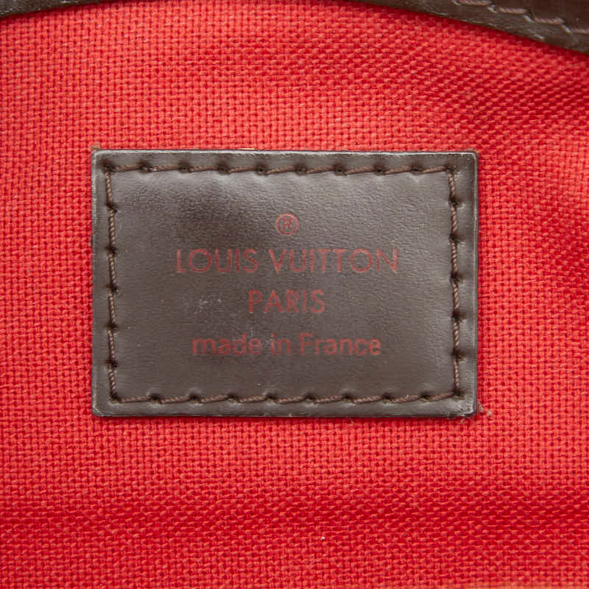 Louis Vuitton Brown Damier Canvas Pvc Leather Handbag (Pre-Owned)