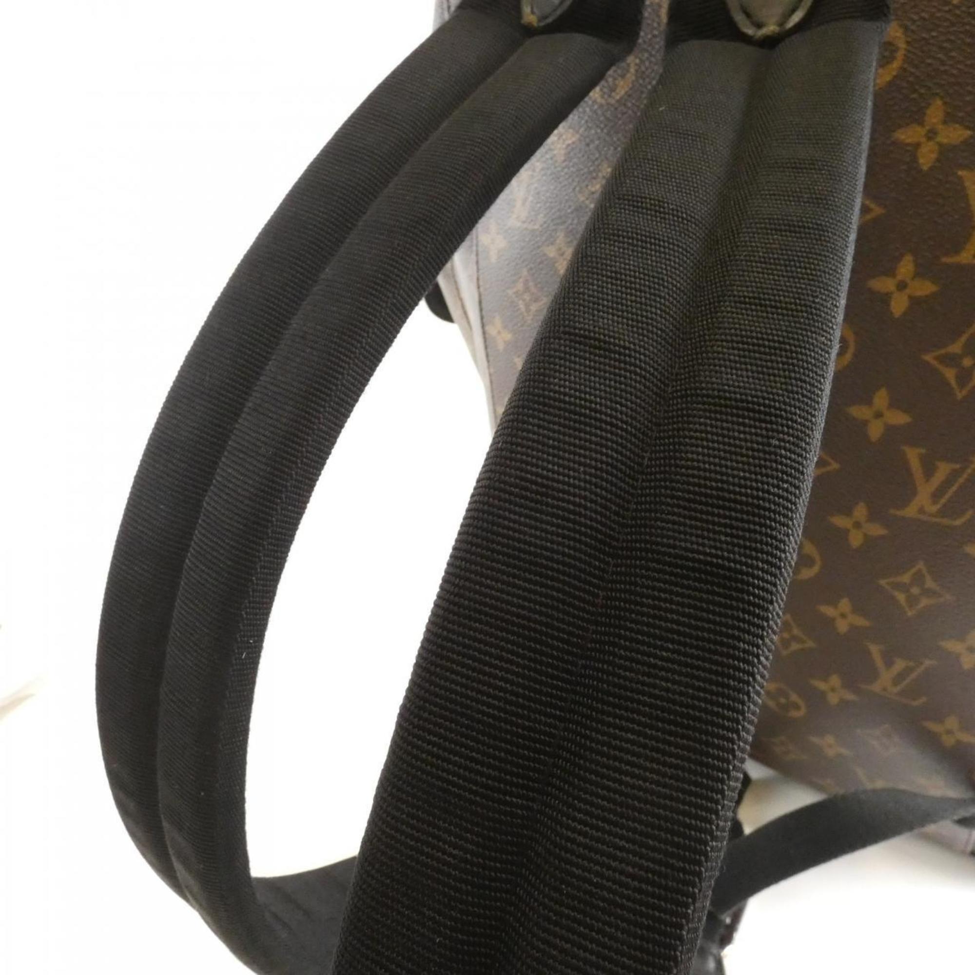 Louis Vuitton Brown Coated Canvas Backpack (Pre-Owned)