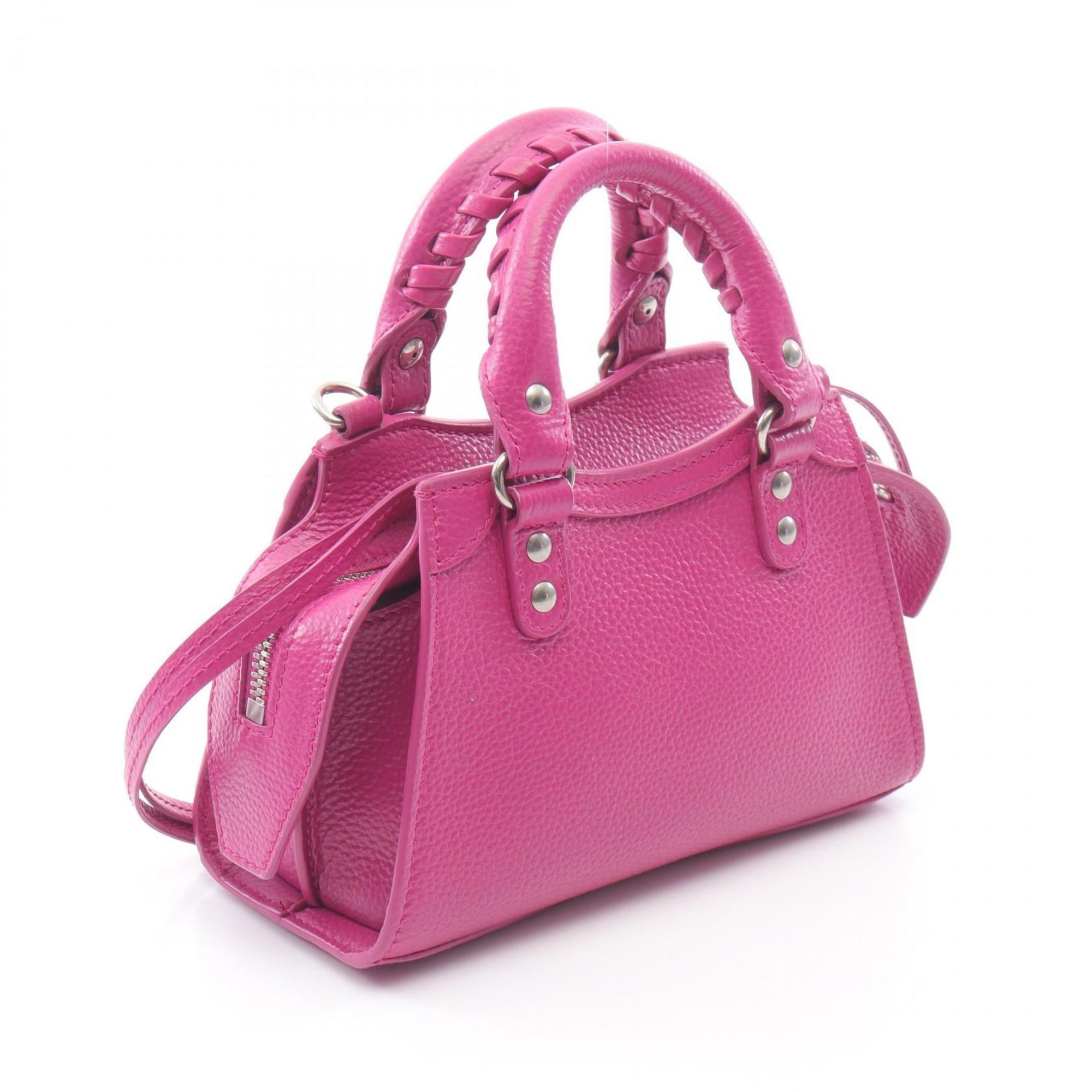 Balenciaga Pink Leather Handbag (Pre-Owned)