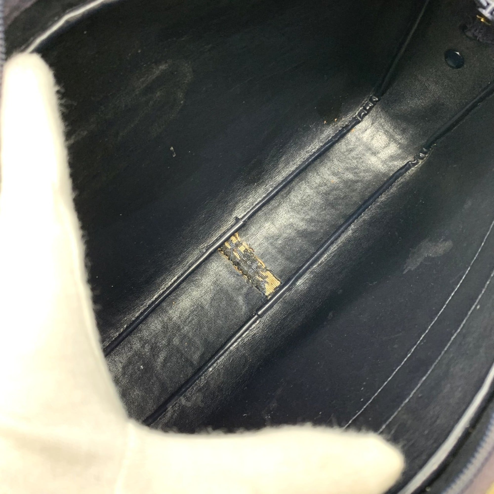 Christian Dior Trotter Brown Canvas Leather Shoulder Bag (Pre-Owned)