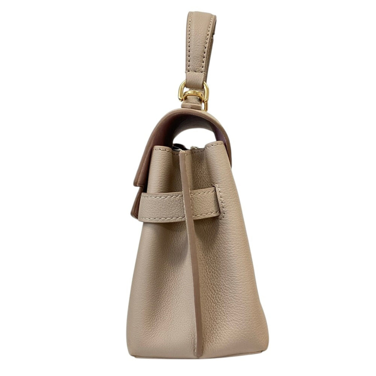 Louis Vuitton Grayish Leather Shoulder Bag (Pre-Owned)
