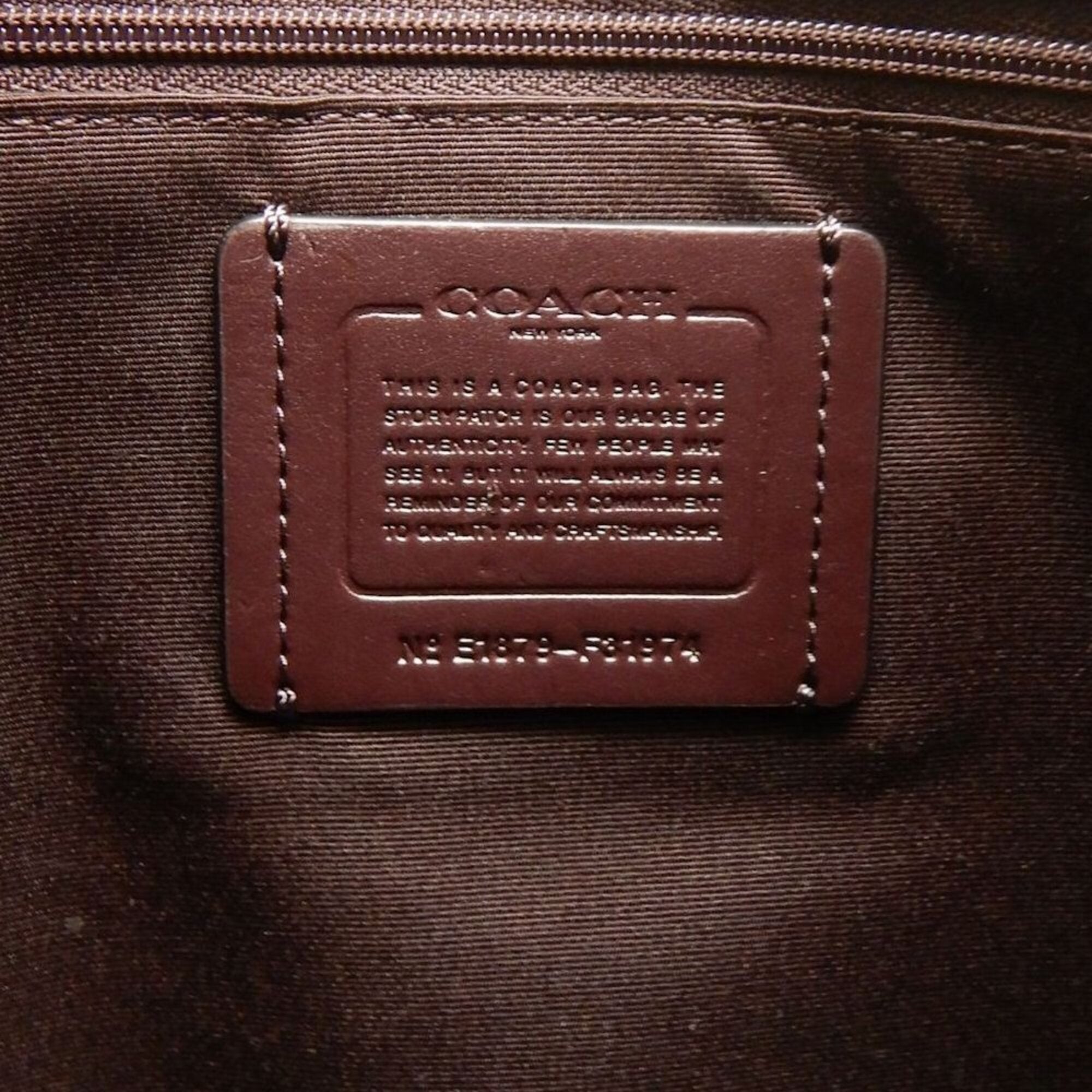 Coach Signature Beige Coated Canvas Tote Bag (Pre-Owned)