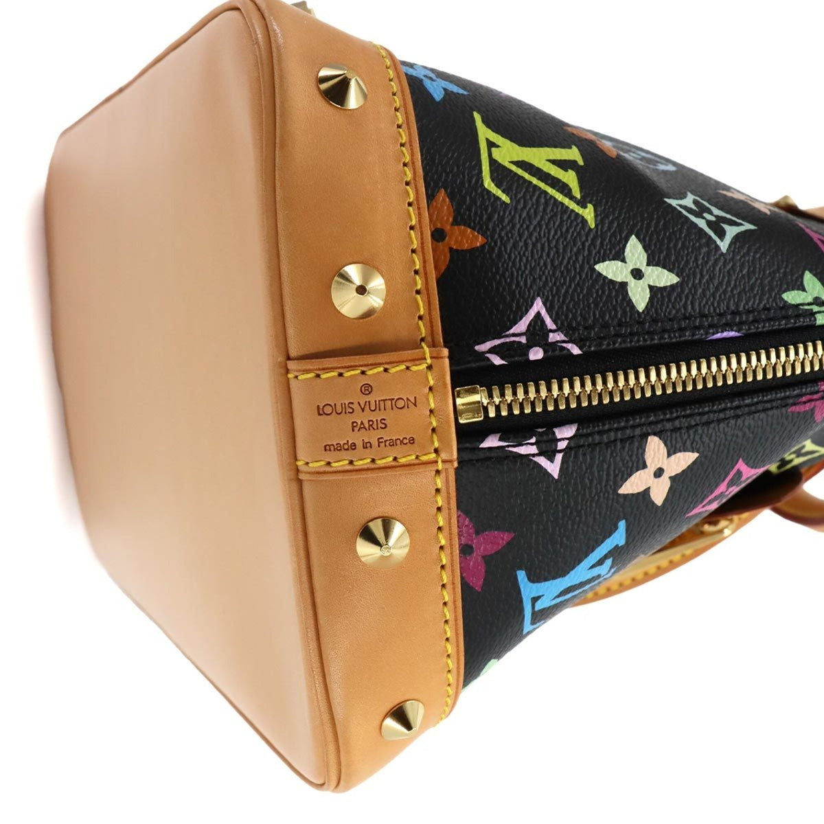 Louis Vuitton Multi-Color Noir Monogram Multicolore Canvas Handbag (Pre-Owned)