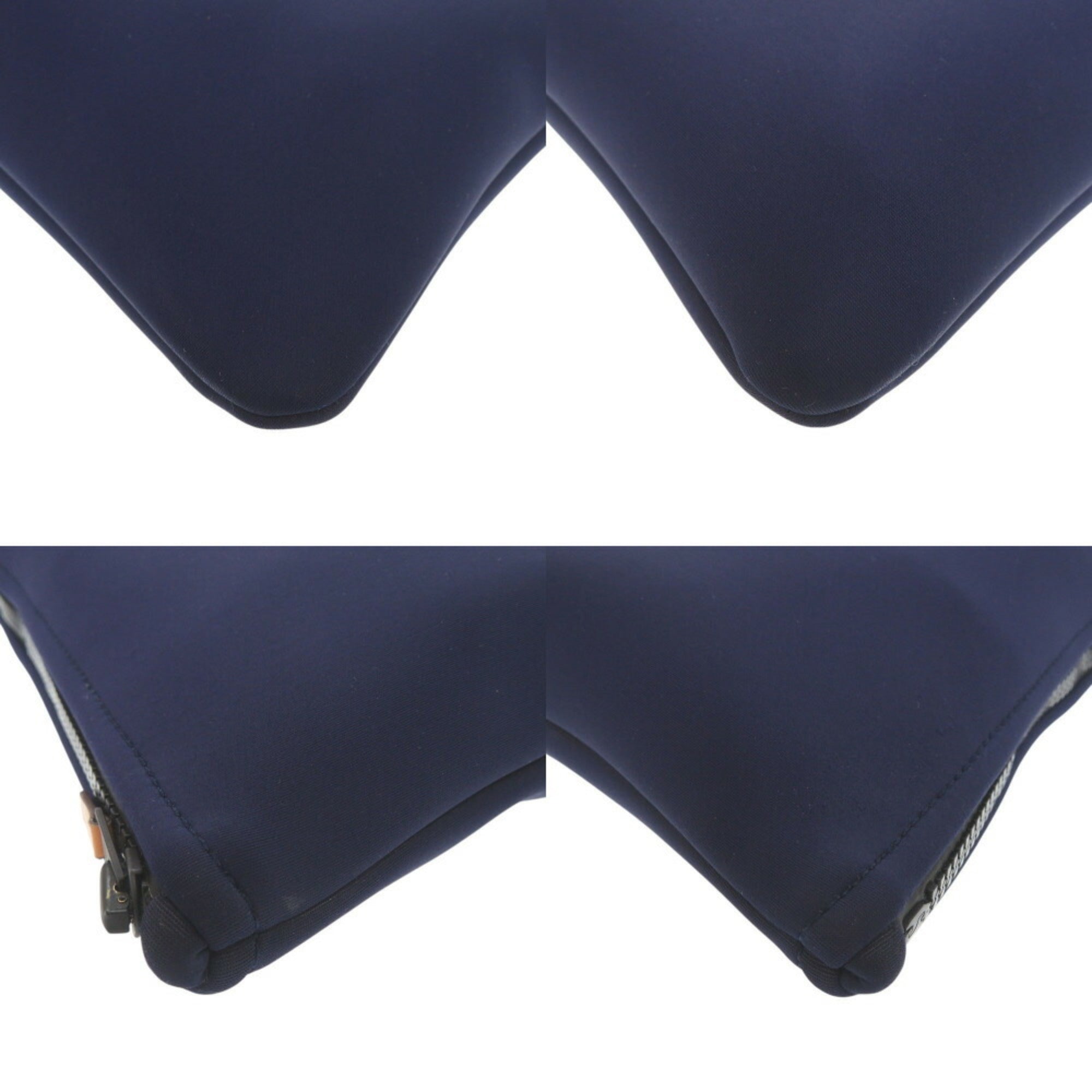 Hermes Blue Marine Nylon Elastane Pouch (Pre-Owned)