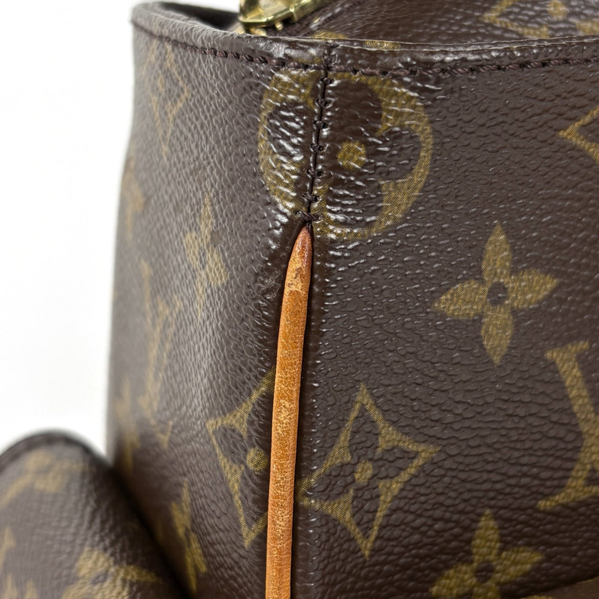Louis Vuitton Brown Monogram Handbag Tote Bag (Pre-Owned)