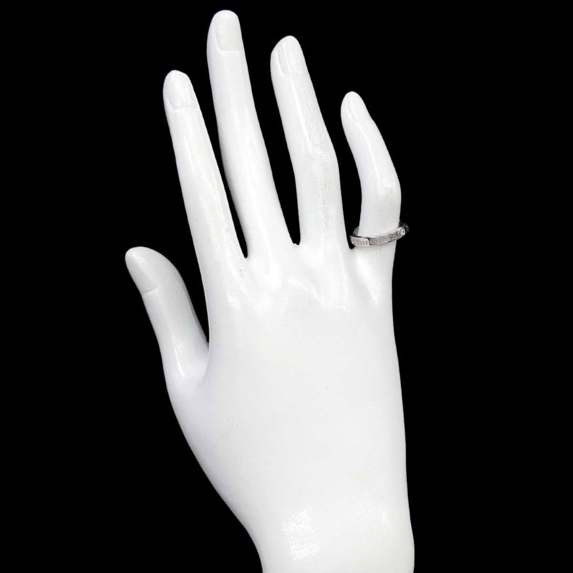 Tiffany Platinum Platinum 950 Band Ring (Pre-Owned)