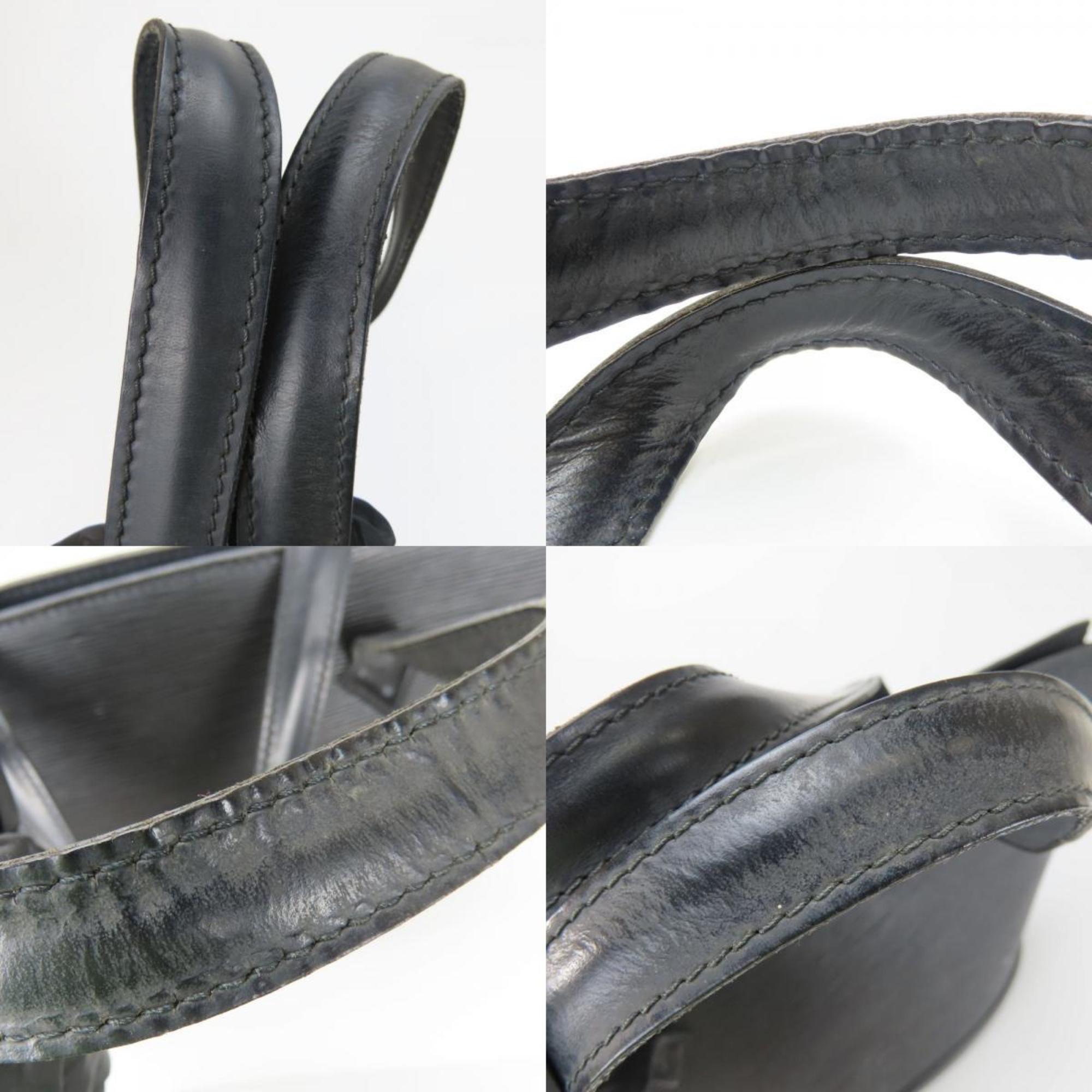 Louis Vuitton Black Noir Epi Leather Tote Bag (Pre-Owned)